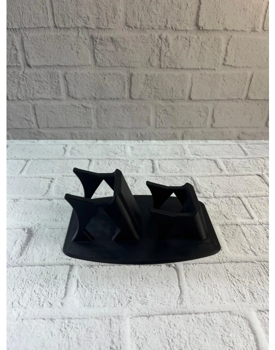 ® İkili Gamepad Tutucu Siyah 7x18 cm Masa ve Raf Düzeni