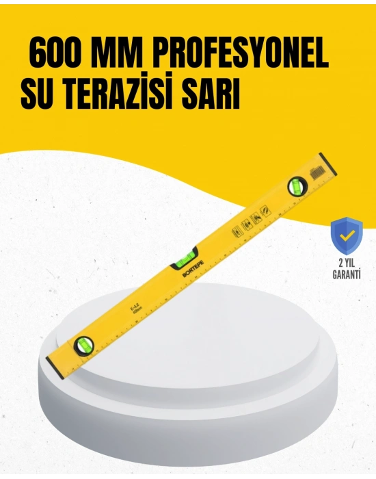 ® İnşaat ve Ev Kullanımı İçin 600 mm Su Terazisi