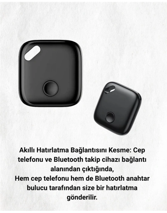 ® iOS Uyumlu Smart Tag | Uzun Pil Ömrü | Bul Uygulaması ile Entegre Akıllı Takip Cihazı