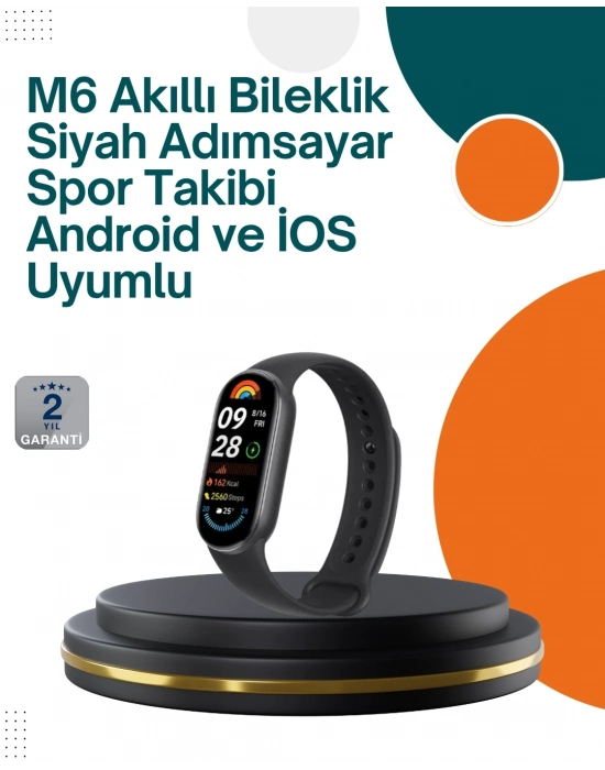 ® iOS ve Android Uyumlu Akıllı Bileklik – Çok Fonksiyonlu Kullanım