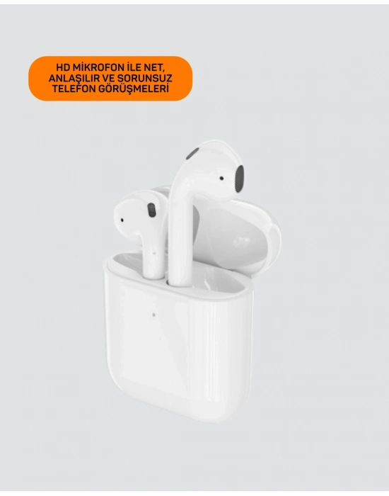 ® iPhone 11 12 13 14 15 Destekli Kablosuz Kulaklık Gürültü Önleyici HiFi Ses