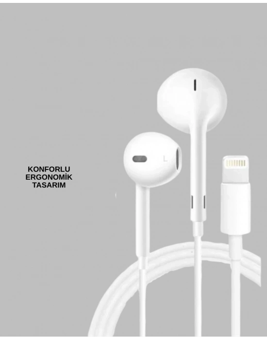 ® iPhone 14 ve altındaki modellerle uyumlu Kablolu kulaklık