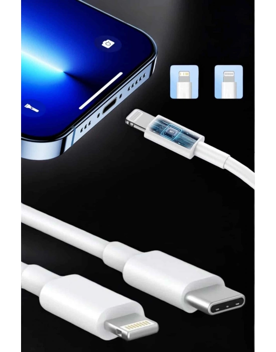 ® Iphone İOS Uyumlu Hızlı Şarj Kablosu Type C To Lightning 12 13 14 15 Pro Max