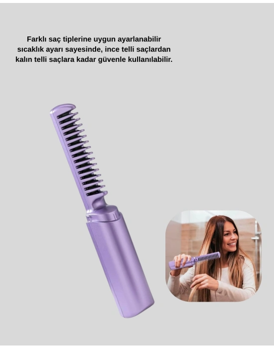 ® Isı Ayarlı Saç Düzleştirici – Her Saç Tipine Uygun Hassas Sıcaklık Kontrolü
