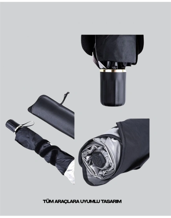 ® Isı ve UV Engelleyici Güneşlik – 360° Bükülebilir Şemsiye Sapı ile Konfor