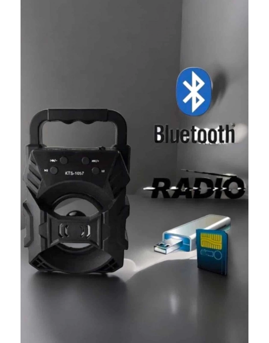 ® Işıklı Bluetooth Hoparlör Müzik ve Renkli Işık Taşınabiilir