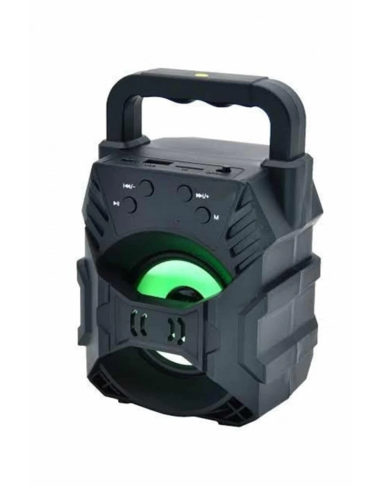 ® Işıklı Bluetooth Hoparlör Ses Bombası Taşınabilir Yüksek Ses Kaliteli Radyo Özelliği