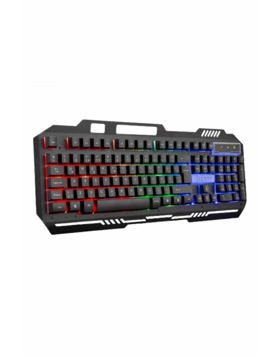 ® Işıklı Oyuncu Q Klavye Mouse Seti Siyah Gaming Oyuncu Klavye