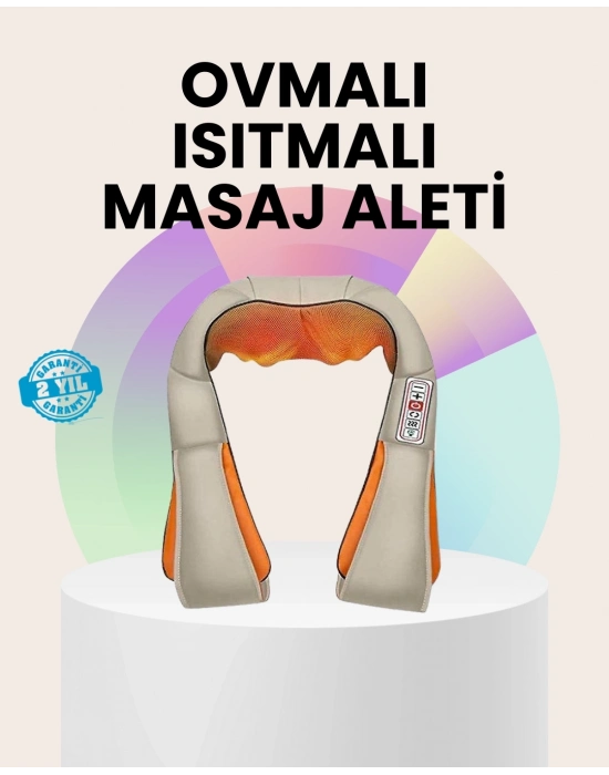 ® Isıtmalı Ovmalı Masaj Aleti Kas Gevşetici ve Kan Dolaşımı Düzenleyici