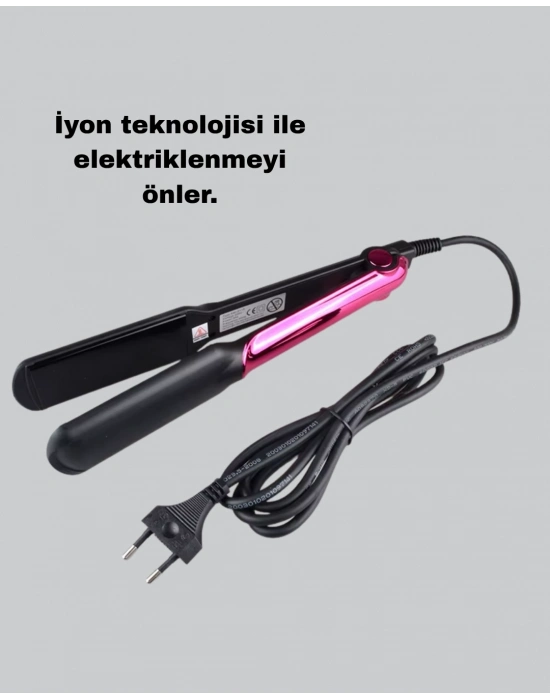 ® İyonik Saç Düzleştirici – 220°C Isıya Kadar Çıkan, LED Göstergeli ve Eşit Isı Dağılımlı Plaka