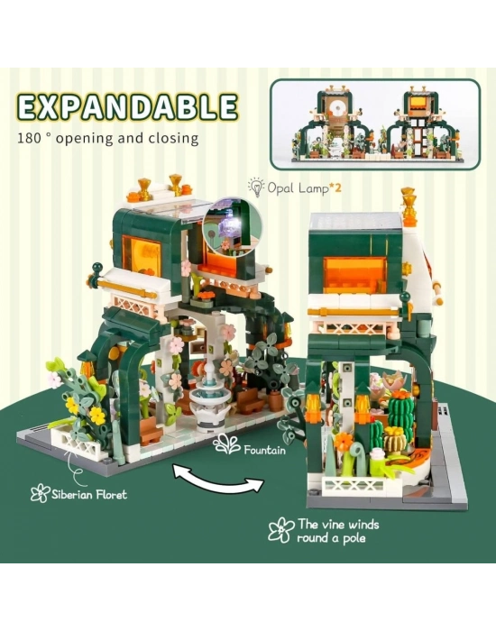 ®  JK2362 LOZ Botanik Bahçe Blok Seti - Vagon life