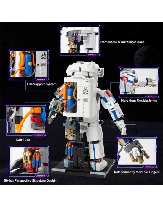 JK9106 Astronot Blok Seti -Vagon life