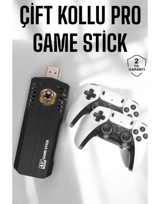 ® Joystick Çift Kollu Oyun Kolu Retro Oyun Yüksek Çözünürlüklü 3D Game