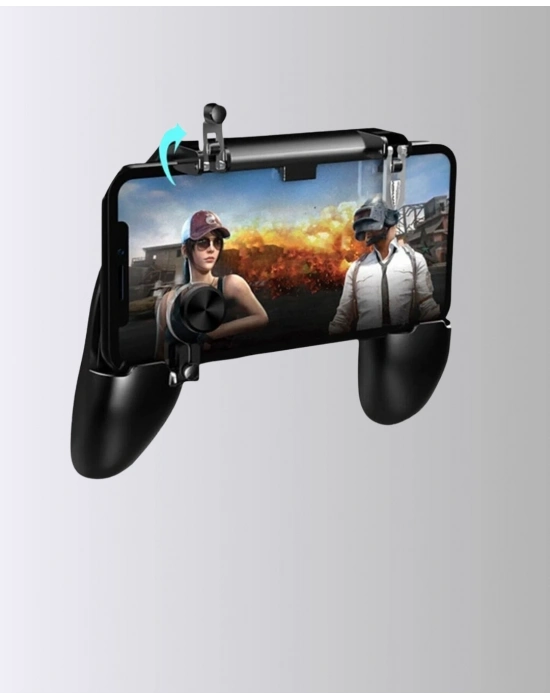 ® Joystickli ve Tetikleyicili PUBG Mobile Gamepad Oyun Kontrolcüsü
