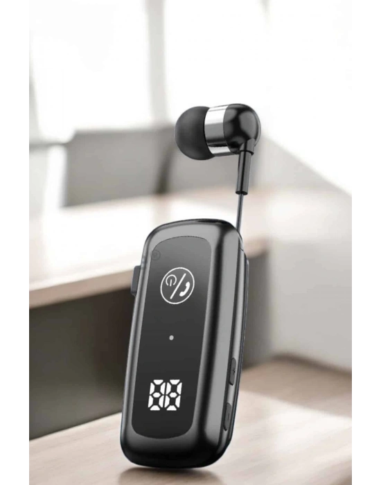® Kablolu Bluetooth Kulaklık Kulak İçi Stereo Mikrofonlu Dijital Göstergeli