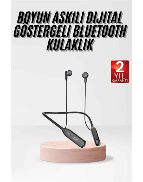 Kablolu Kulak İçi Bluetooth Kulaklık 60 Saat ANC Özellikli Boyun Bantlı