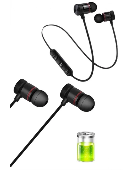 ® Kablolu Kulakiçi Bluetooth Kulaklık Mıknatıslı ANC Özellikli Yüksek Ses Kaliteli