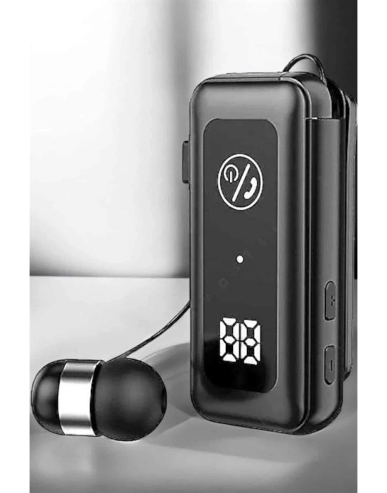 ® Kablolu Makaralı Bluetooth Kulaklık Uzun Pil Ömrü Dijital Göstergeli