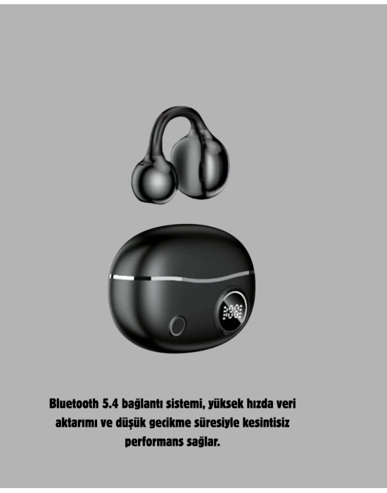 ® Kablosuz Açık Kulak Kulaklık Bluetooth 5.4 Type-C Hızlı Şarj 30 Saat