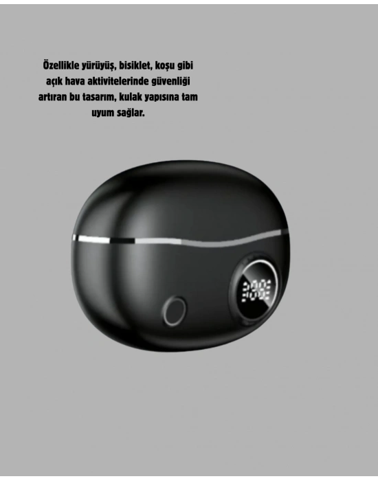 Kablosuz Açık Kulak Kulaklık Bluetooth 5.4 Type-C Hızlı Şarj 30 Saat