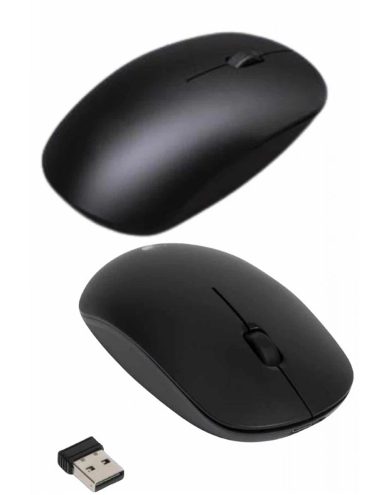 ® Kablosuz Bağlantı Yüksek Hassasiyetli Kablosuz Wireless Siyah Mouse