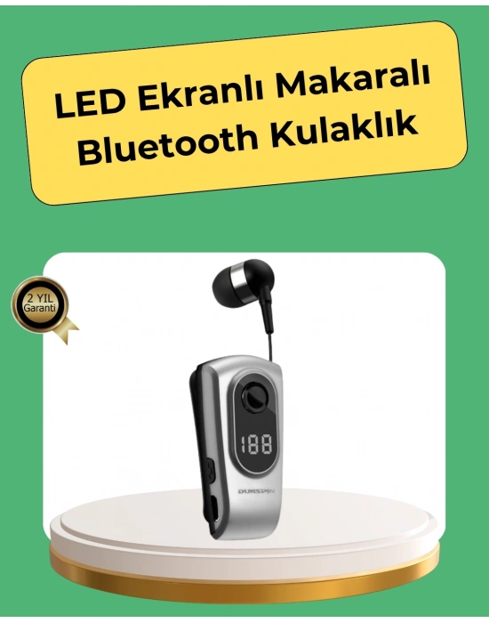 ® Kablosuz Bluetooth 5.2 Kulaklık – Titreşimli Uyarı ve Uzun Pil Ömrü