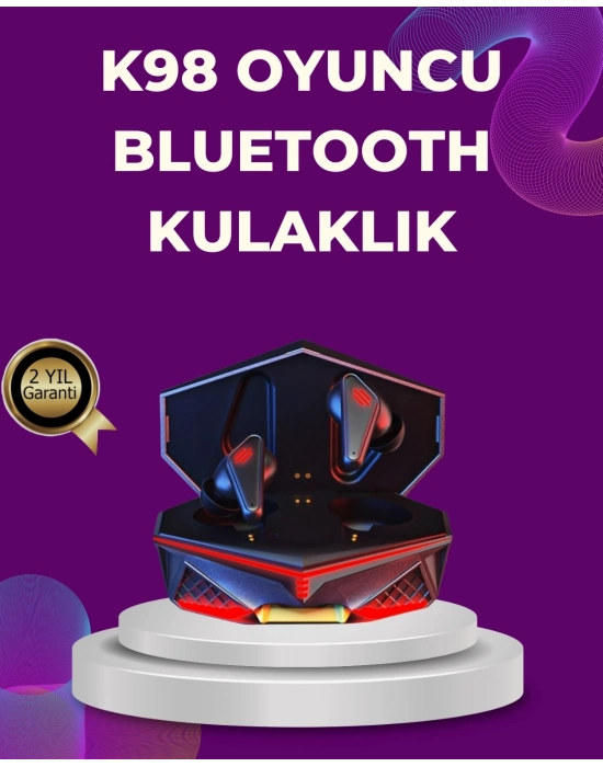 ® Kablosuz Bluetooth Gaming Kulaklık Led Işıklı