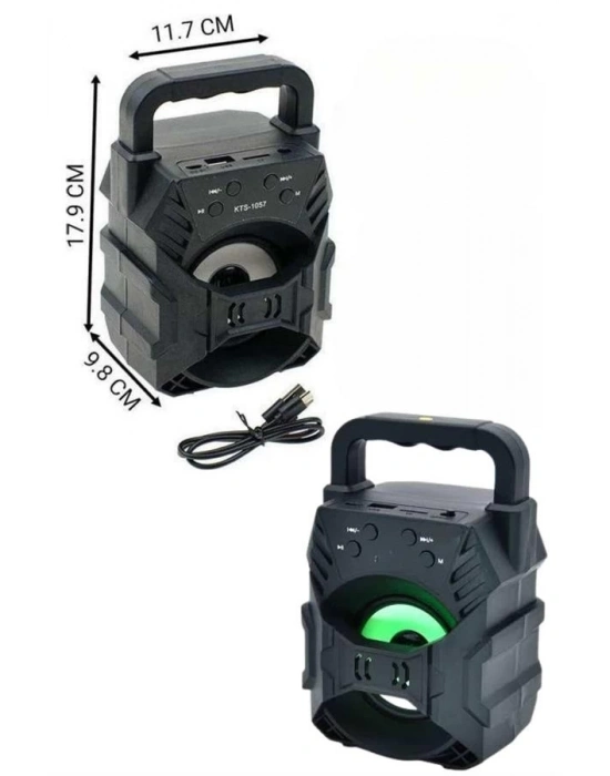 ® Kablosuz Bluetooth Hoparlör Ses Bombası RGB Işıklı Taşınabilir Yüksek Ses Kaliteli