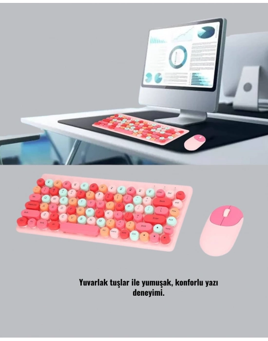 ® Kablosuz Bluetooth Klavye – Çoklu Cihaz Desteği, Akıllı Güç Tasarrufu