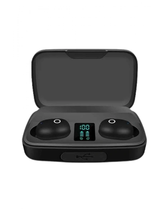 ® Kablosuz Bluetooth Kulaklık Android ve İOS Uyumlu Led Göstergeli Powerbankli