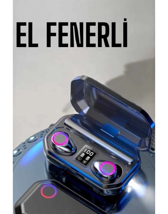 ® Kablosuz Bluetooth Kulaklık Dijital Göstergeli Uzun Pil Ömrü