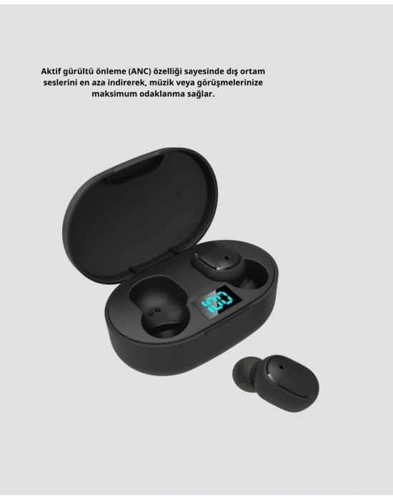 ® Kablosuz Bluetooth Kulaklık – Gürültü Önleyici, Suya Dayanıklı, Mikrofonlu, Uzun Pil Ömürlü