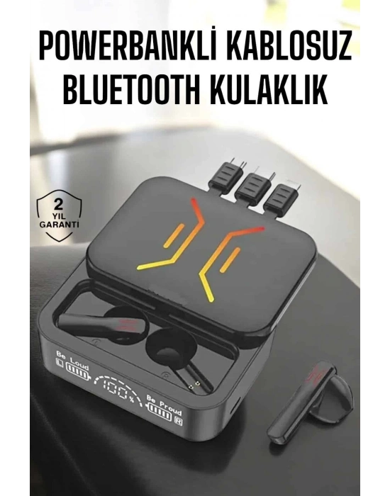 ® Kablosuz Bluetooth Kulaklık Powerbankli Uzun Pil Ömrü Yüksek Ses Kaliteli