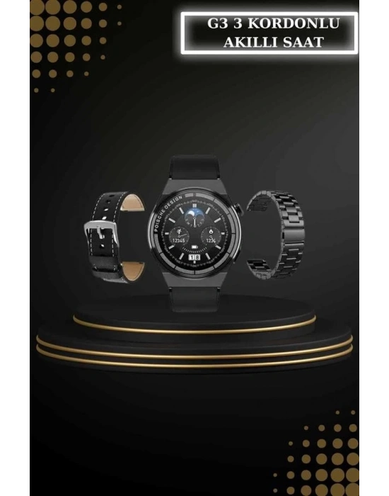 ® Kablosuz Bluetooth Kulaklık ve Kordon Hediyeli Akıllı Saat Nabız Ölçer Uzun Pil Ömrü