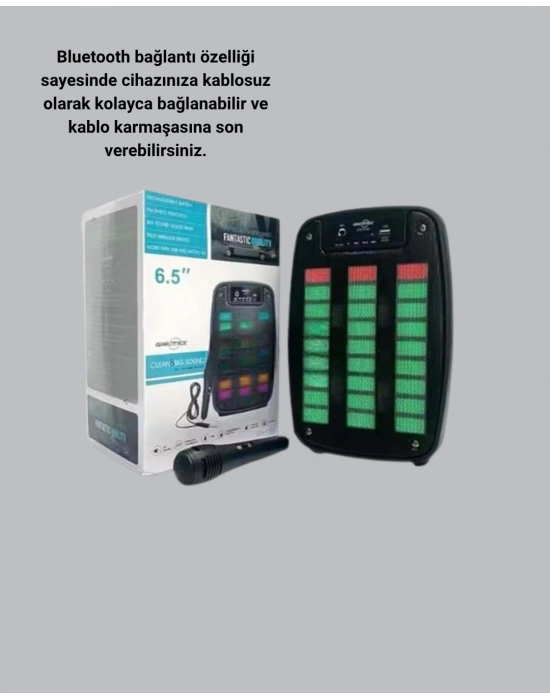 ® Kablosuz Bluetooth Müzik Cihazı – 2 Saat Batarya Süresi, Şık ve Taşınabilir