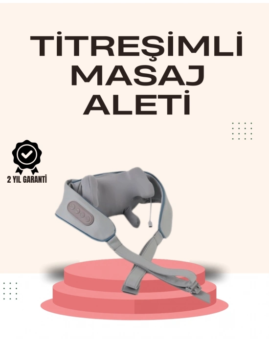 Kablosuz Boyun ve Omuz Masaj Aleti | Isıtmalı ve Yoğurmalı