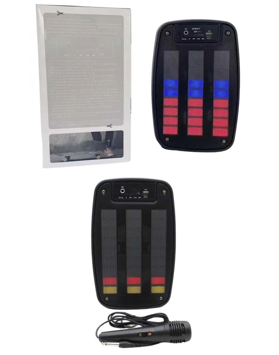 ® Kablosuz Hoparlör İOS ve Android Uyumlu Şarjlı SD Kart Girişli Bluetooth Hoparlör