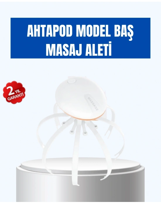 ® Kablosuz Kafa ve Boyun Masaj Aleti Akıllı Kapanmalı Derin Rahatlama
