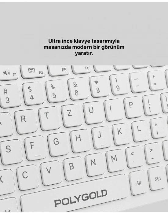 Kablosuz Klavye Mouse Takımı - Ergonomik, Sessiz ve Enerji Tasarruflu