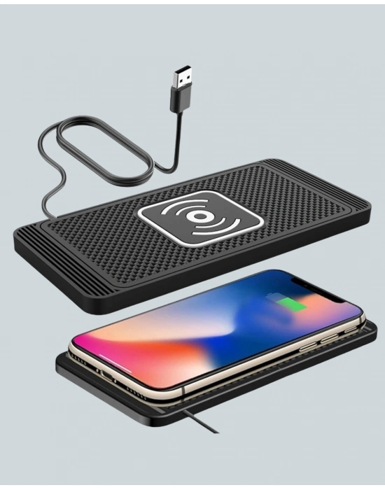 ® Kablosuz Manyetik Araç Şarj Pedi – Hızlı, Güvenli, Isınma Korumalı Tasarım