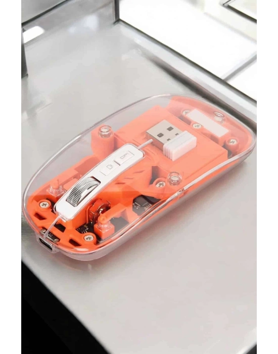 Kablosuz Mouse Fare 5.0 Bluetooth Bağlantılı USB Girişli