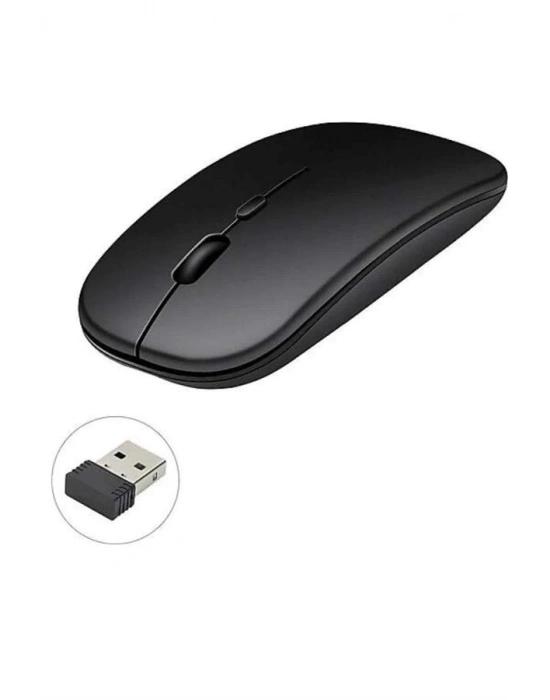® Kablosuz Mouse Fare Şarjlı Bluetooth Wireless Çift Modlu Sessiz