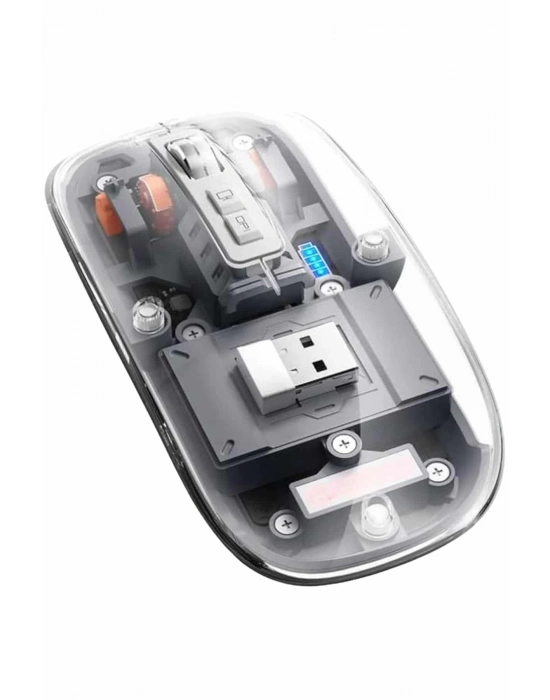 ® Kablosuz Mouse Fare Şarjlı Bluetooth Wireless Çift Modlu Sessiz