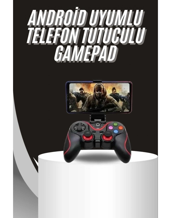 Kablosuz Oyun Kolu Bluetooth Joystick Gamepad Android Uyumlu