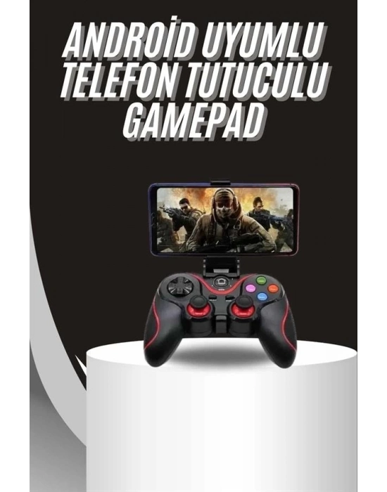 ® Kablosuz Oyun Kolu Bluetooth Joystick Gamepad Android Uyumlu