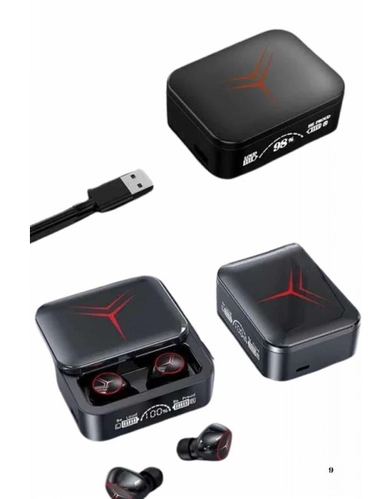 ® Kablosuz Şarj Göstergeli Powerbank Özellikli Bluetooth Kulaklık Çağrı Cevaplayabilen