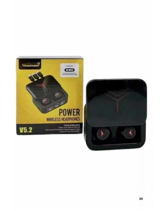 ® Kablosuz Şarj Göstergeli Powerbank Özellikli Bluetooth Kulaklık Çağrı Cevaplayabilen
