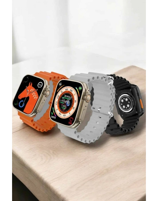 ® Kablosuz Şarjlı, Çağrı ve Müzik Kontrolü Sağlayan Akıllı Saat