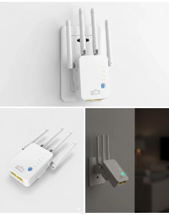 ® Kablosuz WiFi Tekrarlayıcı 300Mbps