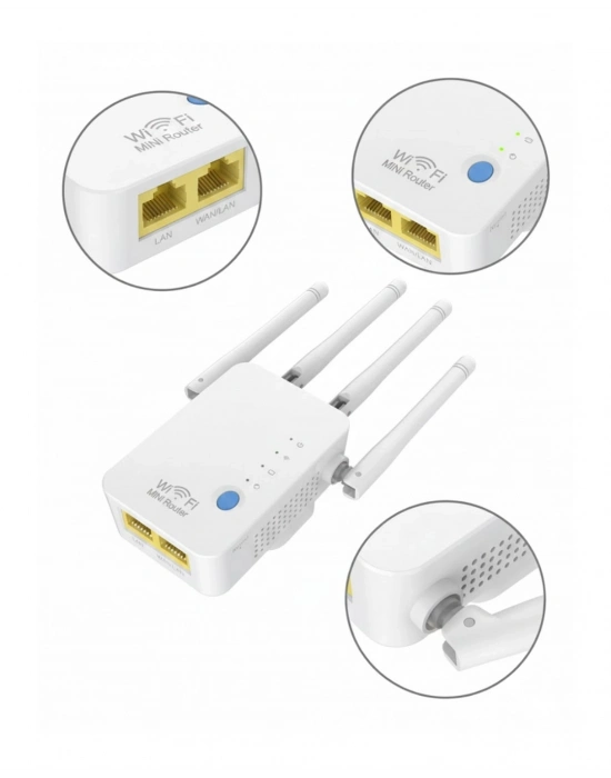 ® Kablosuz WiFi Tekrarlayıcı 300Mbps